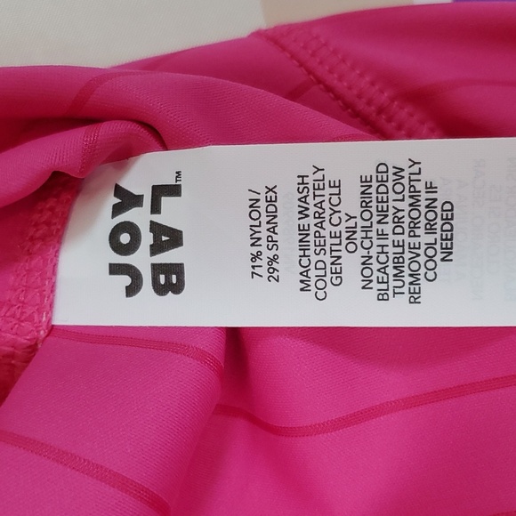 JoyLab Women's X-Long High-Rise Rib Flare Leggings Athletic Fit Stripes, Pink, - Picture 15 of 16